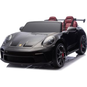 24V Porsche 911 GT3 2-Seater Kids Ride-On Car with Remote Control - Black