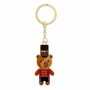 Soldier Bear Key Ring