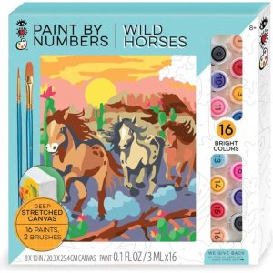 Paint By Numbers - Wild Horses